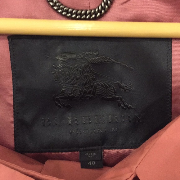 Burberry Prorsum pink trench coat - Picture 3 of 4